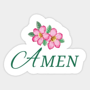 AMEN MASTERS GOLF (V6) Sticker